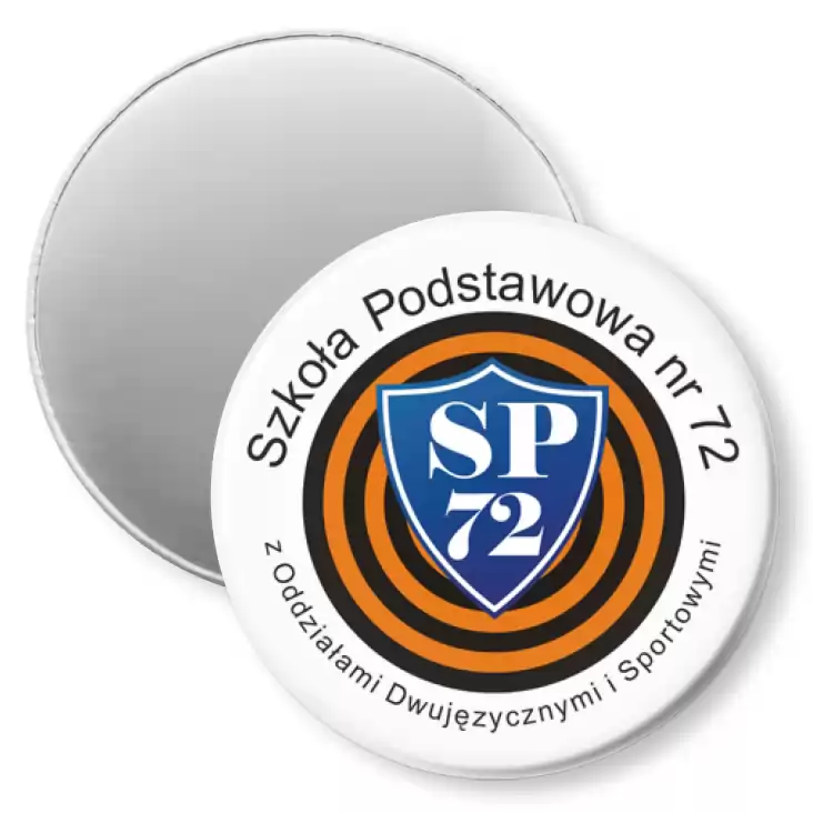 przypinka magnes SP nr 72 w Poznaniu