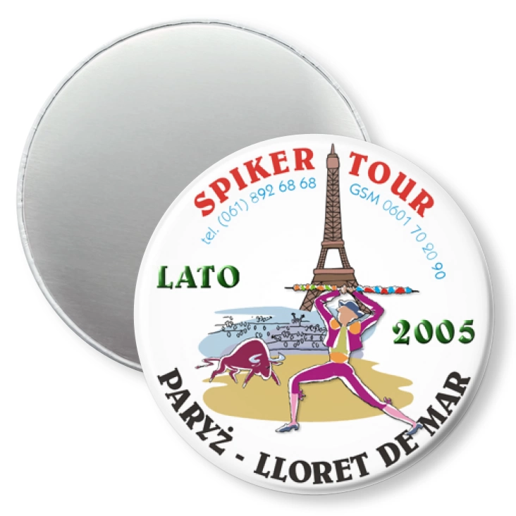 przypinka magnes Spiker-Tour Paryż