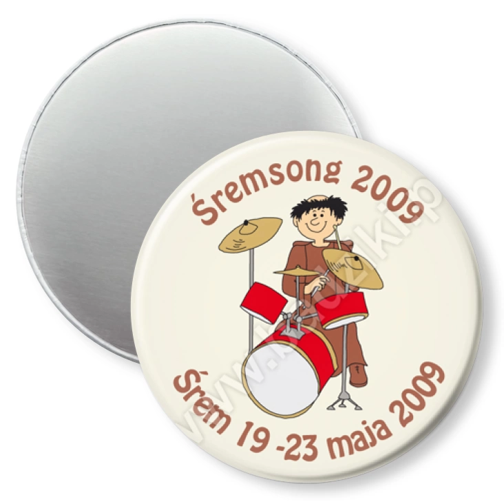 przypinka magnes Śremsong 2009