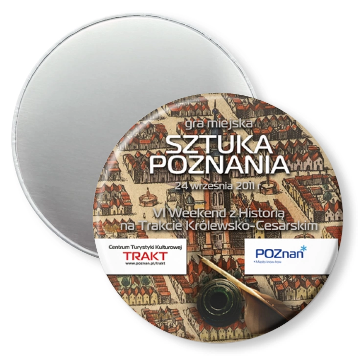przypinka magnes Sztuka Poznania