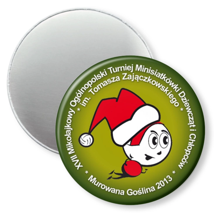 przypinka magnes Turniej Minisiatkówki 2013