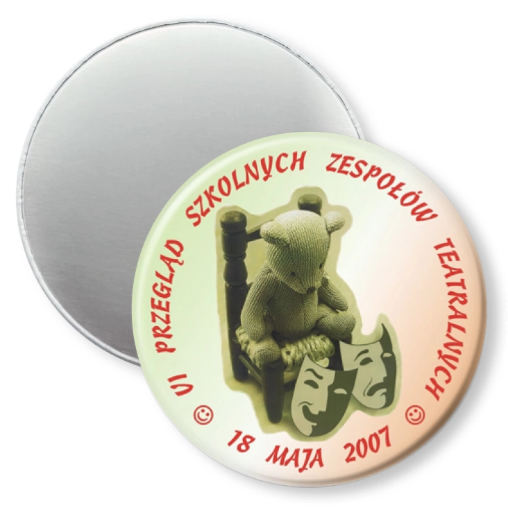 przypinka magnes VI Przegląd Szkolnych Zespołów Teatralnych