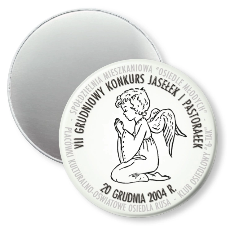 przypinka magnes VII Grudniowy Konkurs jasełek i Pastorałek