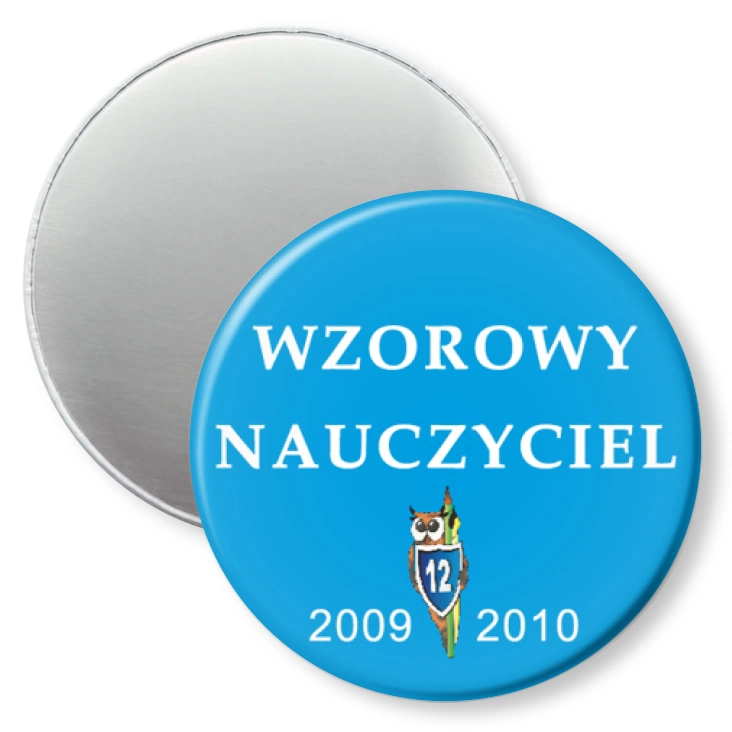 przypinka magnes Wzorowy Nauczyciel