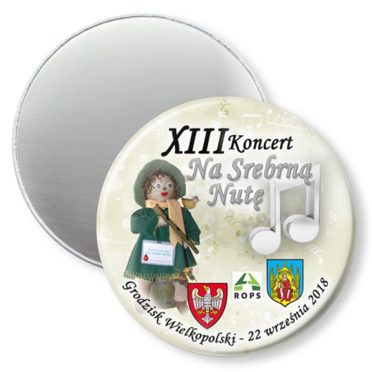 przypinka magnes XIII Koncert Na Srebrną Nutę