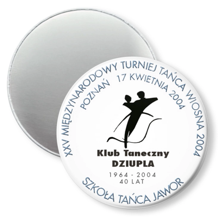 przypinka magnes XXV Międzynarodowy Turniej Tańca