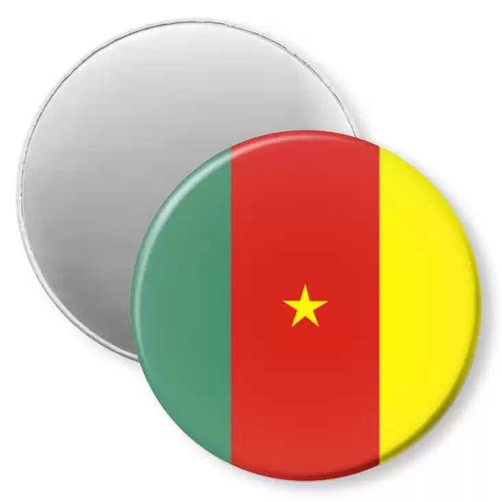 przypinka magnes Flaga Kamerun