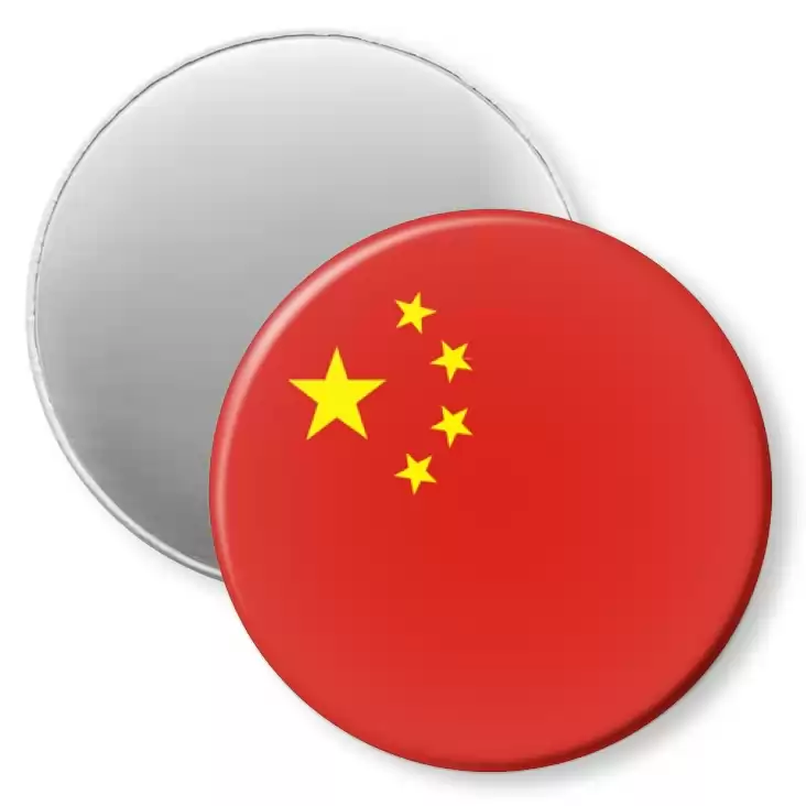 przypinka magnes Flaga Chiny