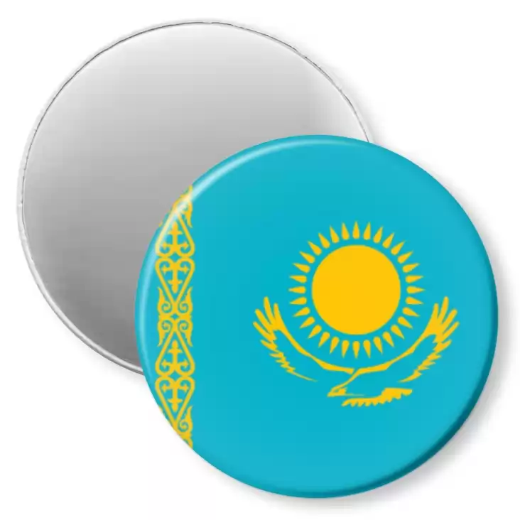 przypinka magnes Flaga Kazachstan