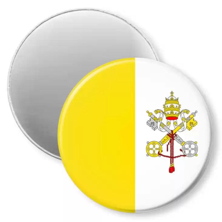 przypinka magnes Flaga Watykan 