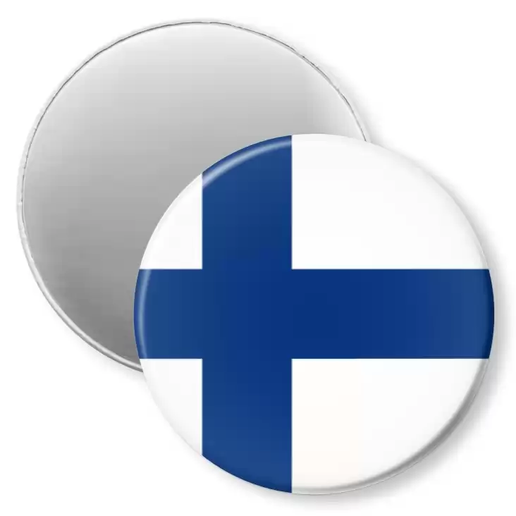 przypinka magnes Flaga Finlandia