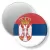 Przypinka magnes Flaga Serbia
