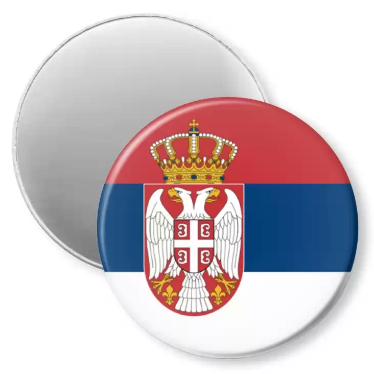 przypinka magnes Flaga Serbia