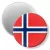 Przypinka magnes Flaga Norwegia