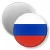 Przypinka magnes Flaga Rosja