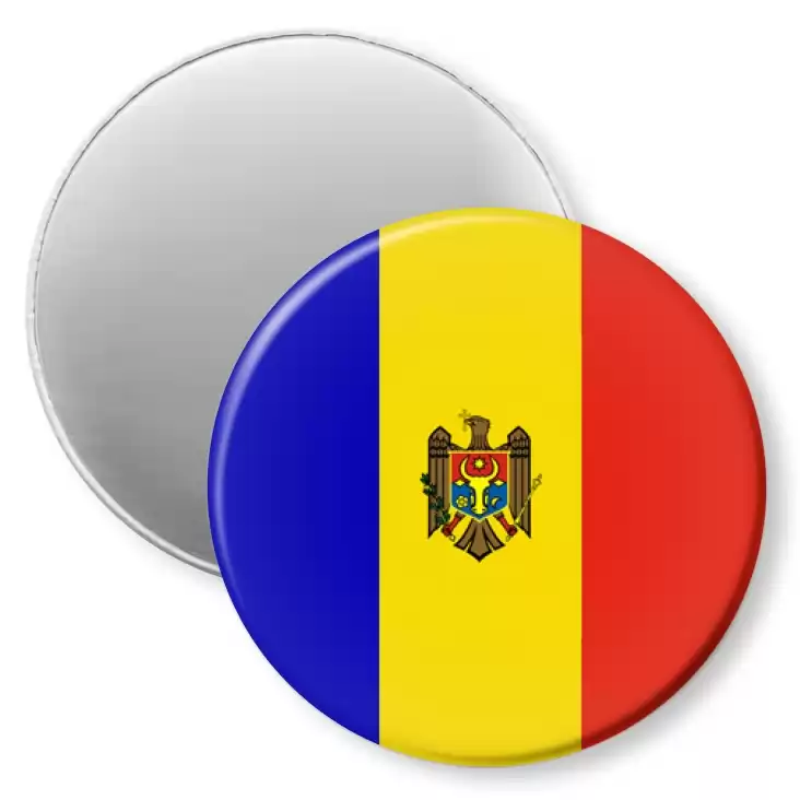 przypinka magnes Flaga Mołdawia