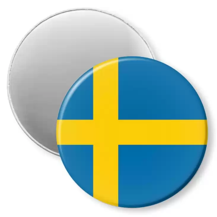 przypinka magnes Flaga Szwecja