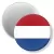 Przypinka magnes Flaga Holandia