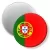 Przypinka magnes Flaga Portugalia