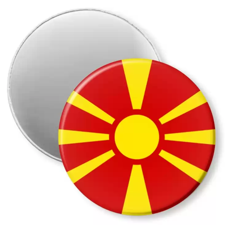 przypinka magnes Flaga Macedonia