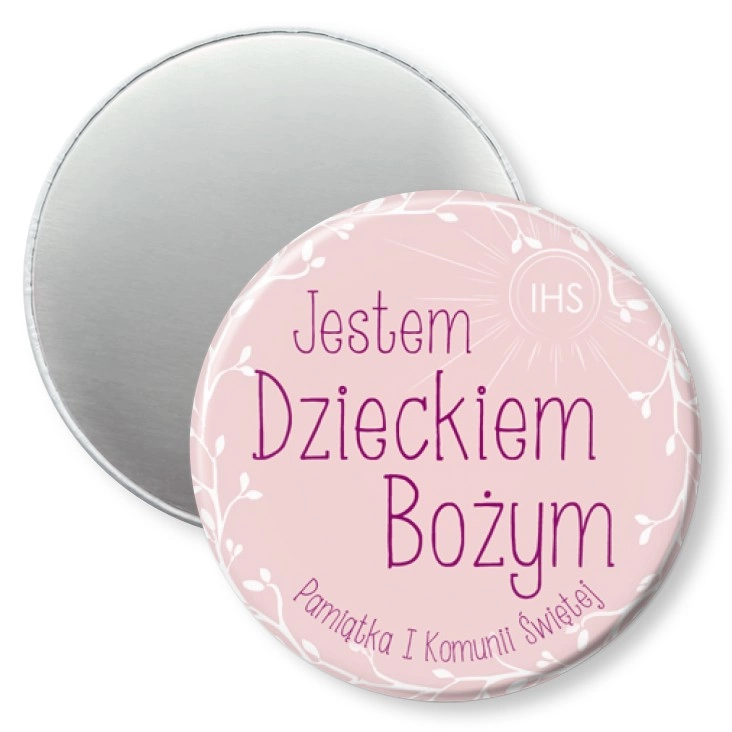 przypinka magnes Jestem Dzieckiem Bożym