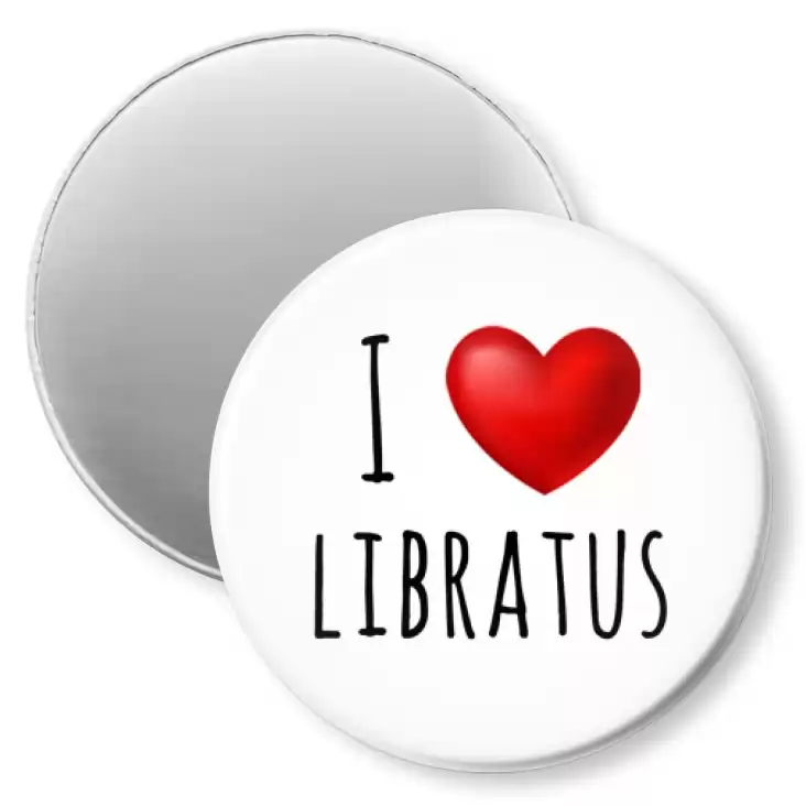 przypinka magnes I love Libratus