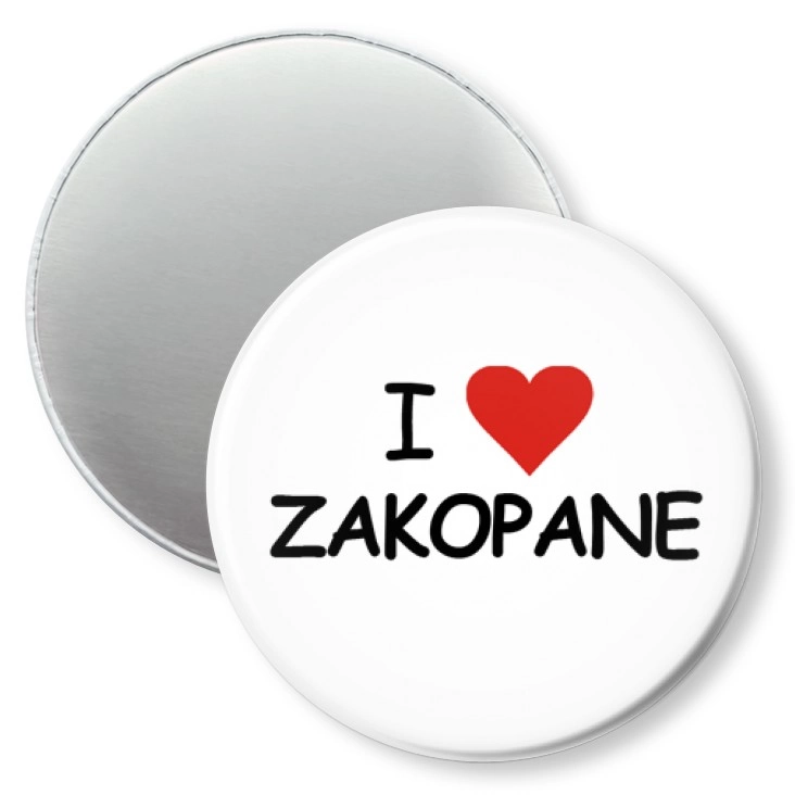 przypinka magnes I love Zakopane