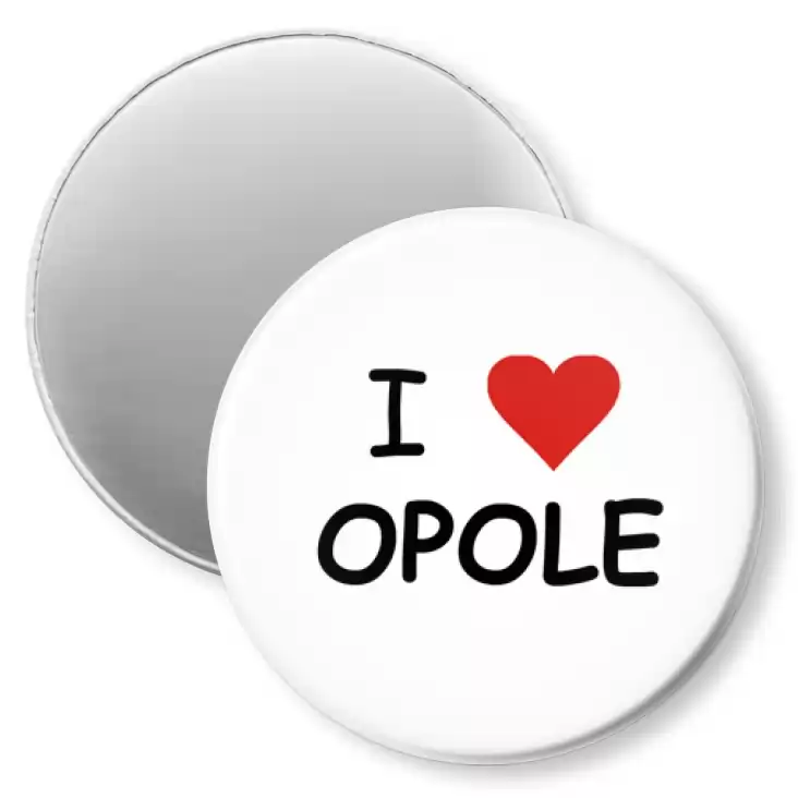 przypinka magnes I love Opole