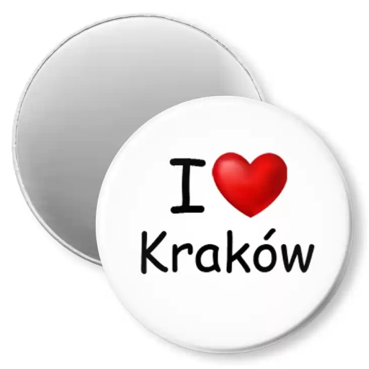 przypinka magnes I love Kraków
