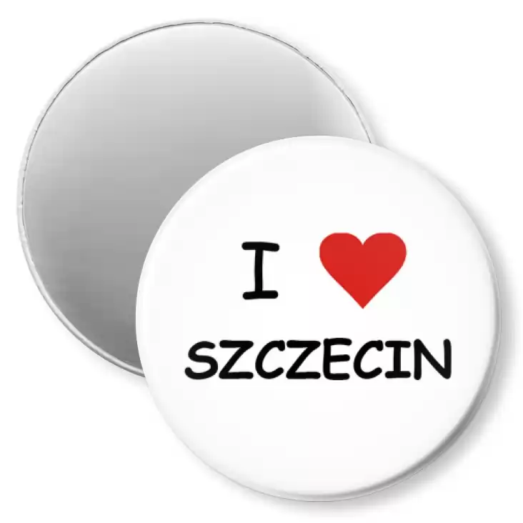 przypinka magnes I love Szczecin