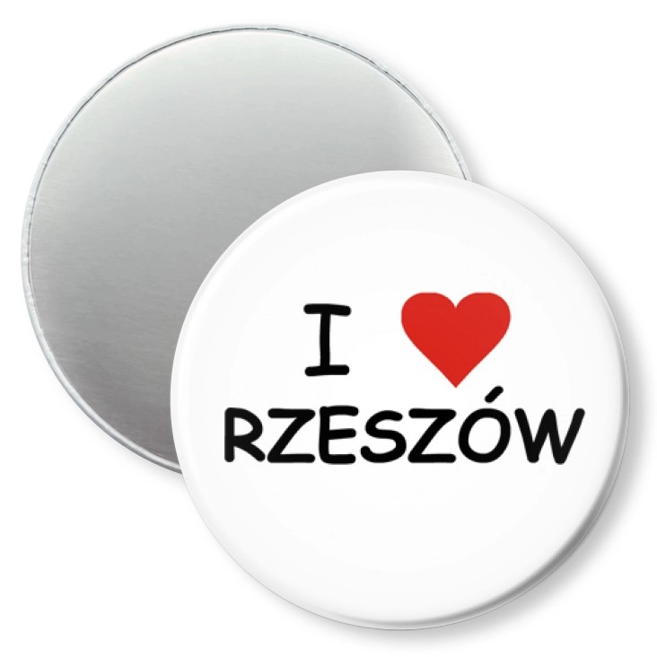 przypinka magnes I love Rzeszów