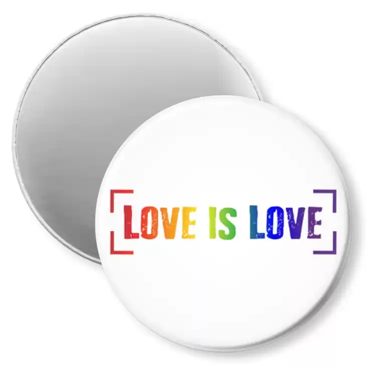 przypinka magnes LGBT love is love
