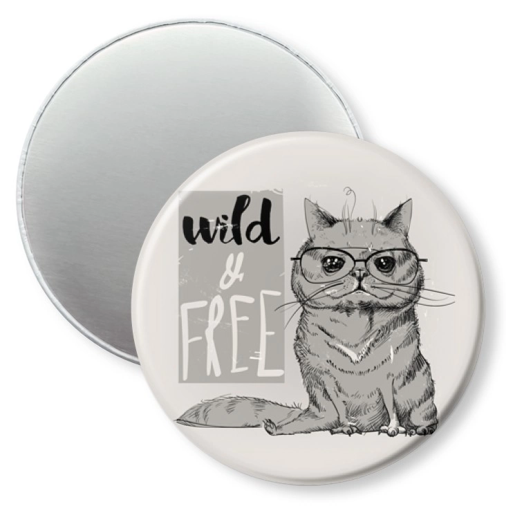 przypinka magnes Wild & free