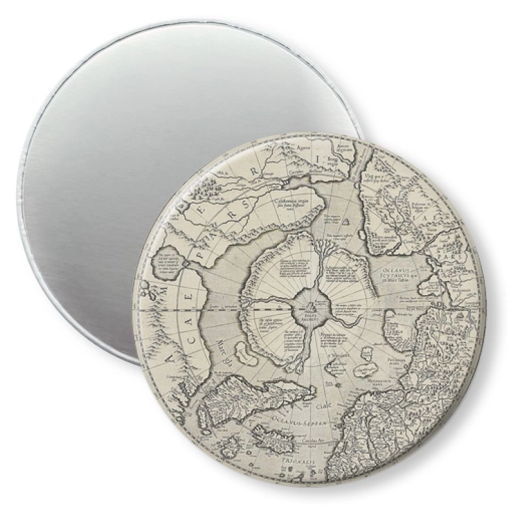 przypinka magnes Mapa