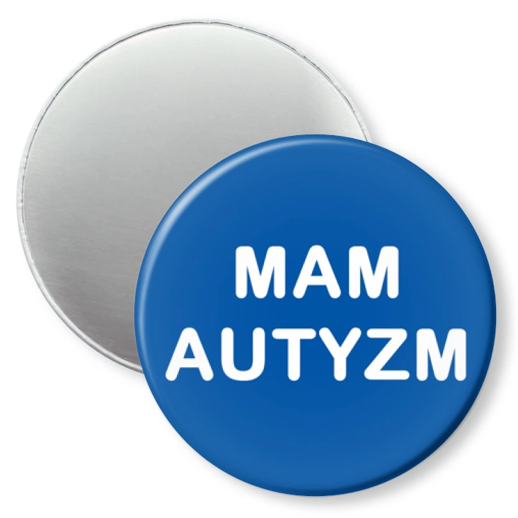 przypinka magnes Mam autyzm