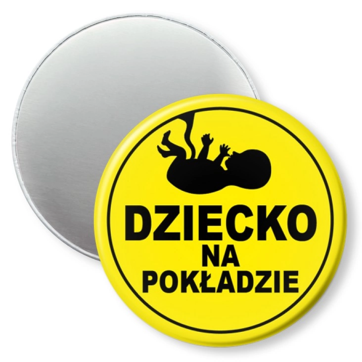 przypinka magnes Dziecko na pokładzie