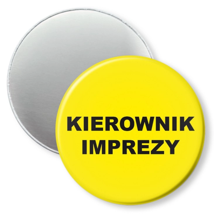 przypinka magnes Kierownik imprezy