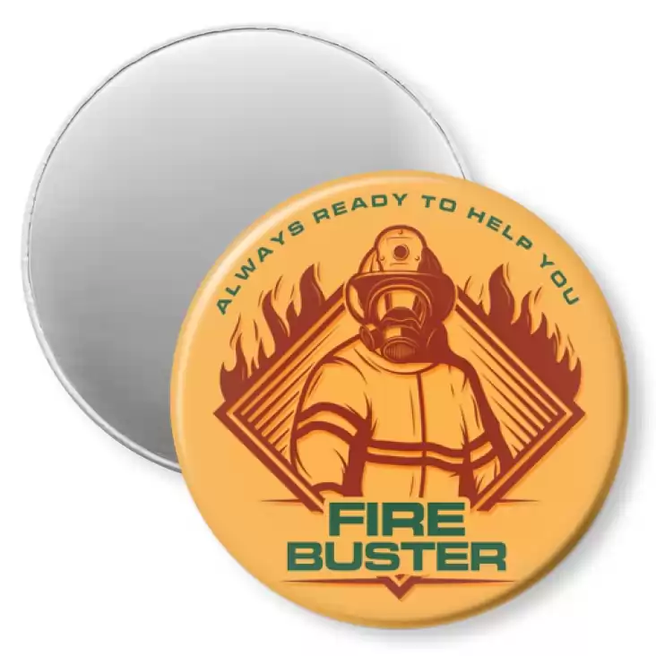 przypinka magnes Fire buster
