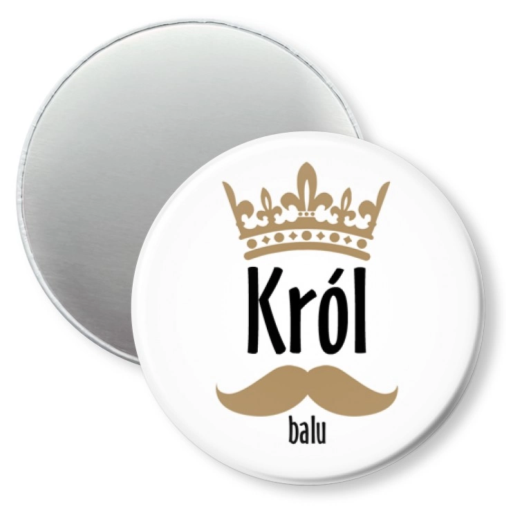 przypinka magnes Król Balu