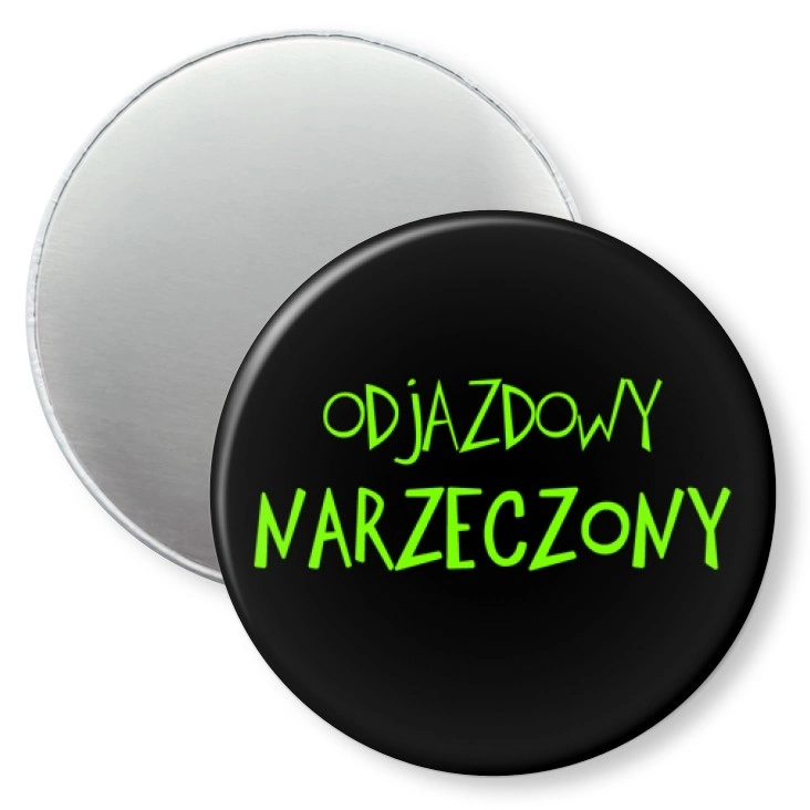 przypinka magnes Odjazdowy narzeczony