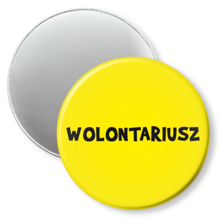 przypinka magnes Wolontariusz