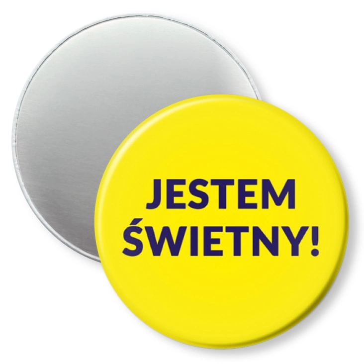 przypinka magnes Jestem Świetny!