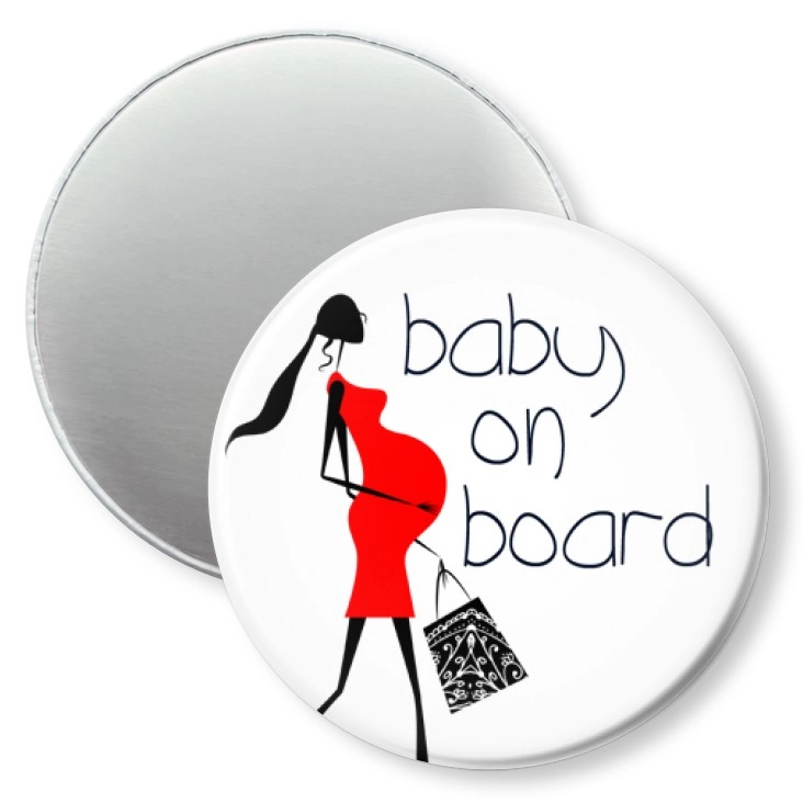 przypinka magnes Baby on board