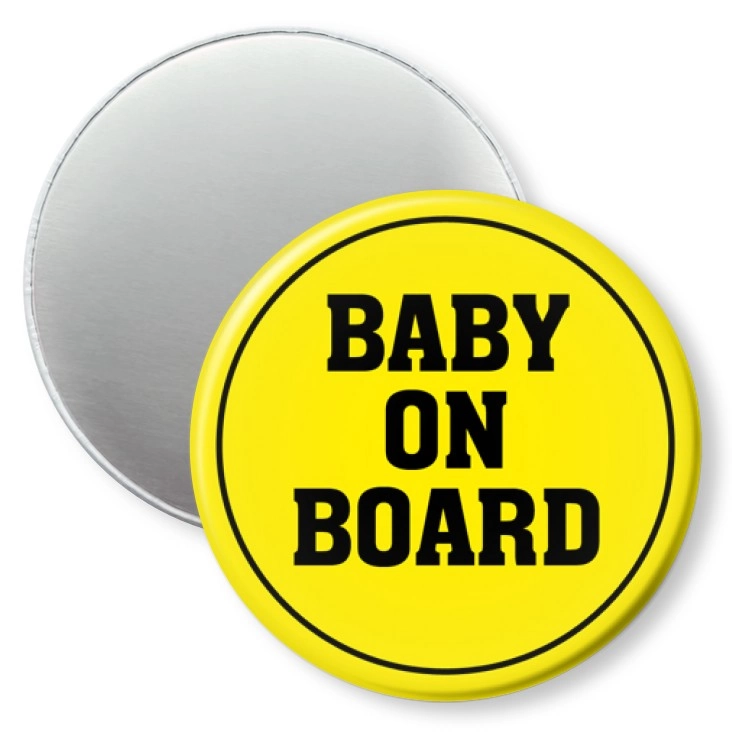 przypinka magnes Baby on board