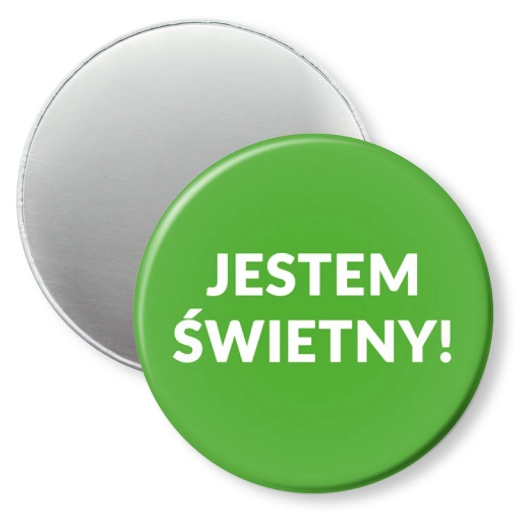 przypinka magnes Jestem Świetny!