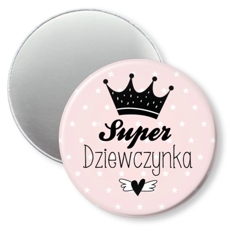 przypinka magnes Super Dziewczynka