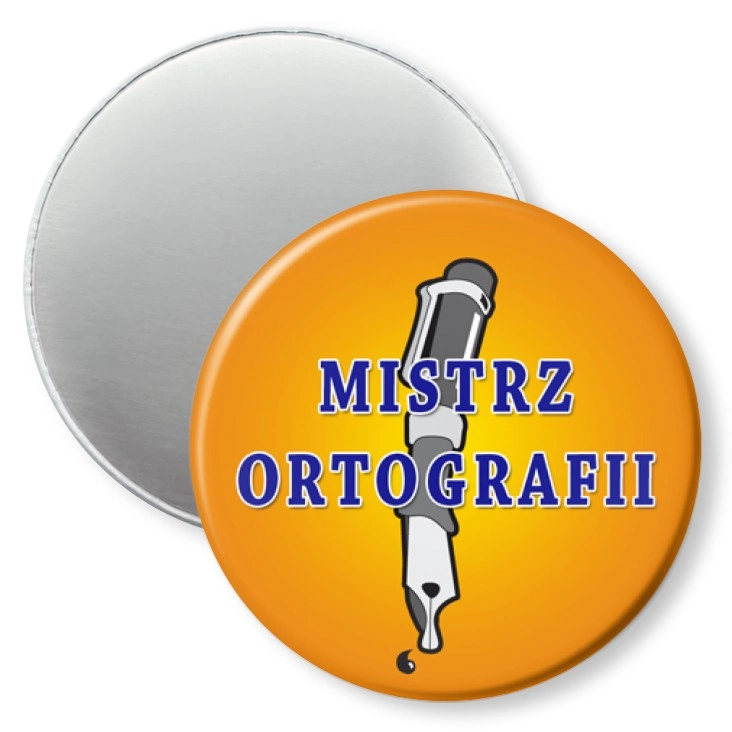 przypinka magnes Mistrz ortografii