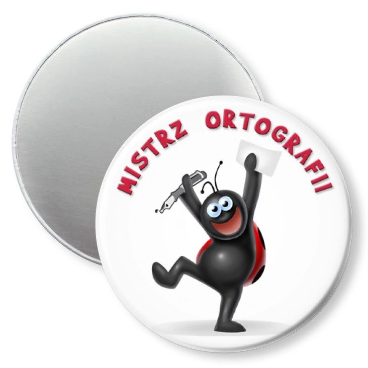 przypinka magnes Mistrz Ortografii