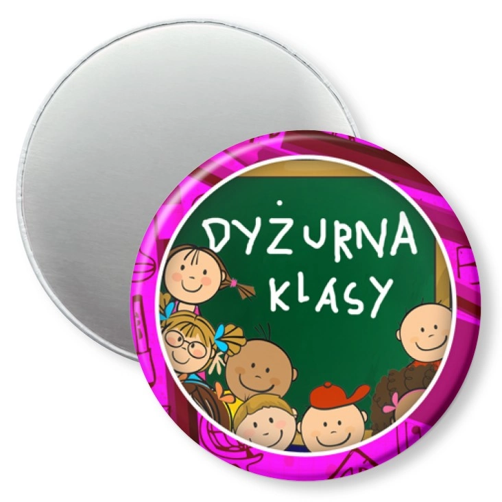 przypinka magnes Dyżurna klasy