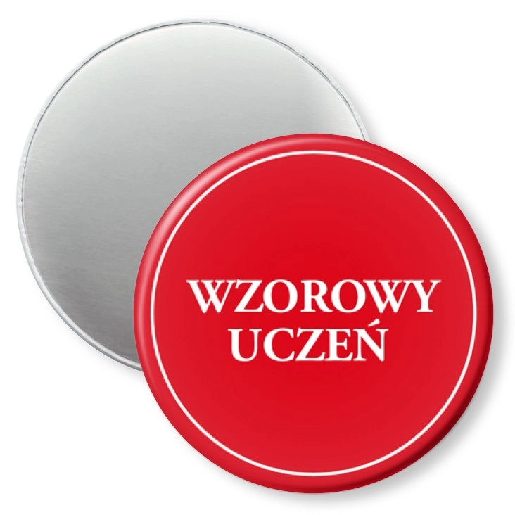 przypinka magnes Wzorowy uczeń